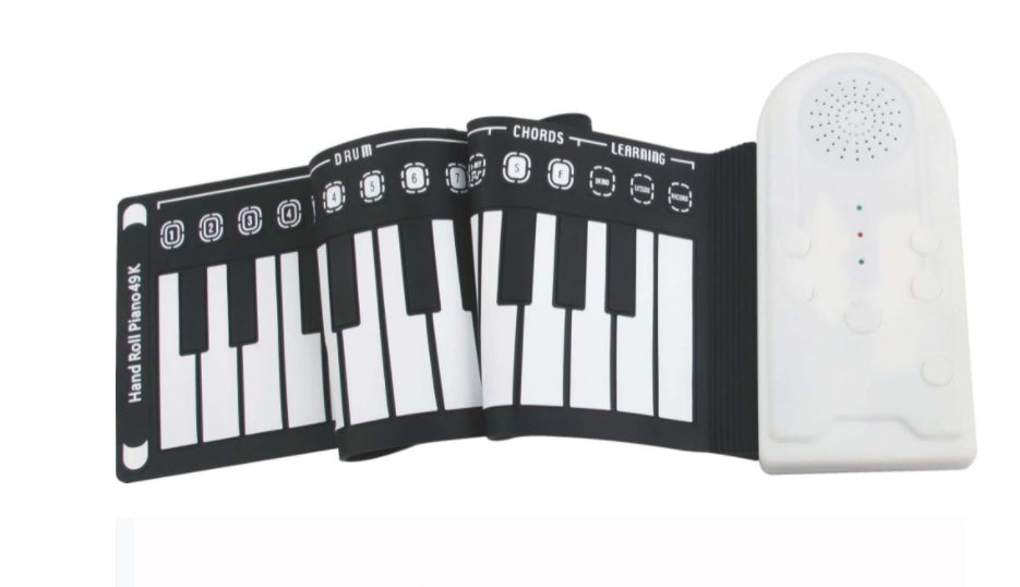 Silicone 49-key Scroll Piano Children&