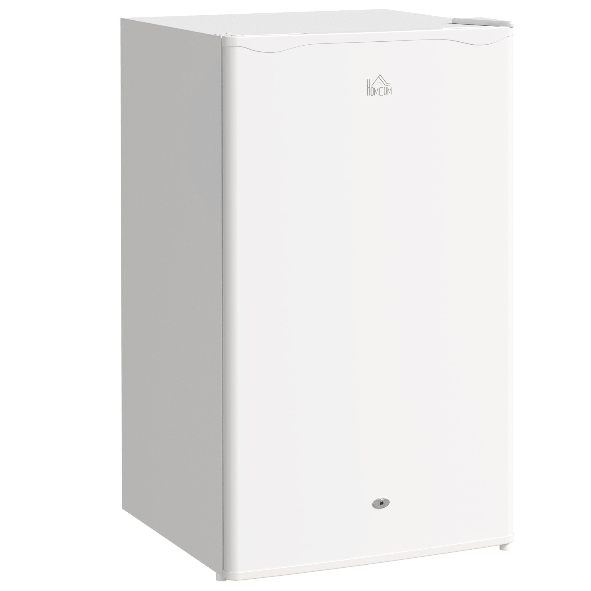 91L Freestanding Under-Counter Fridge With Lock - White