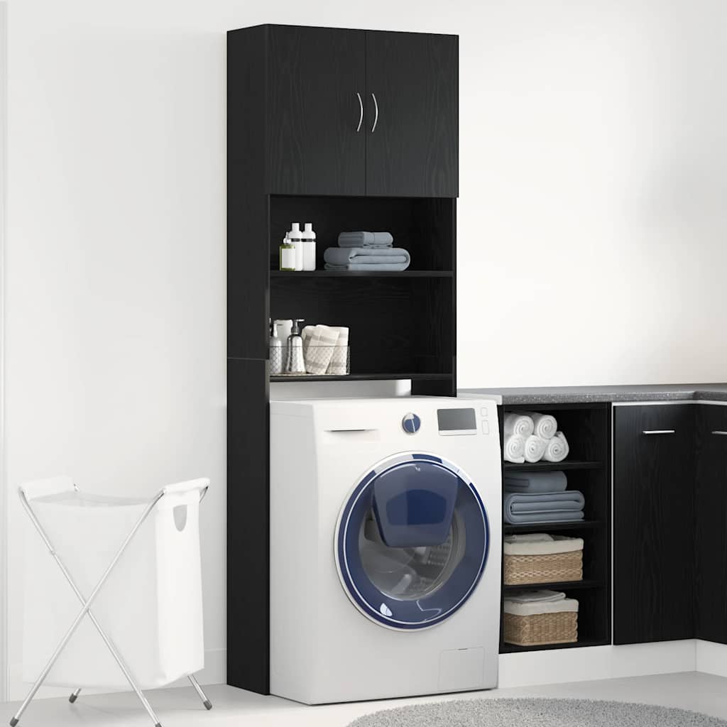 washing machine cabinet 64x wood-based material washing machine cabinet oak look 64x