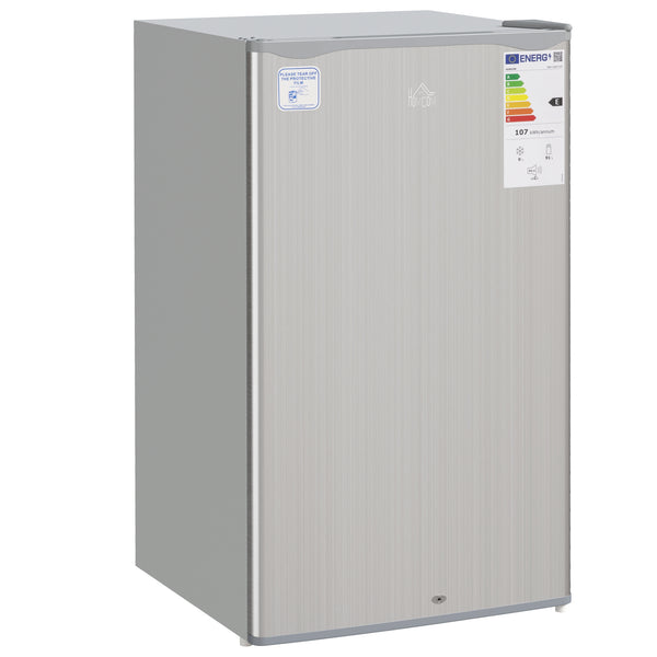 91L Freestanding Under-Counter Fridge With Lock - Grey