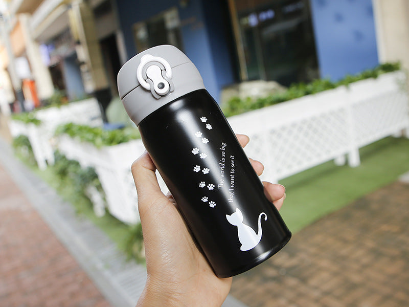 Stainless steel vacuum flask cat claw vacuum cup