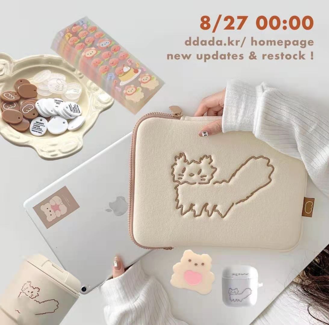 Compatible with Apple, Embroidery Ipad Tablet Laptop Bag