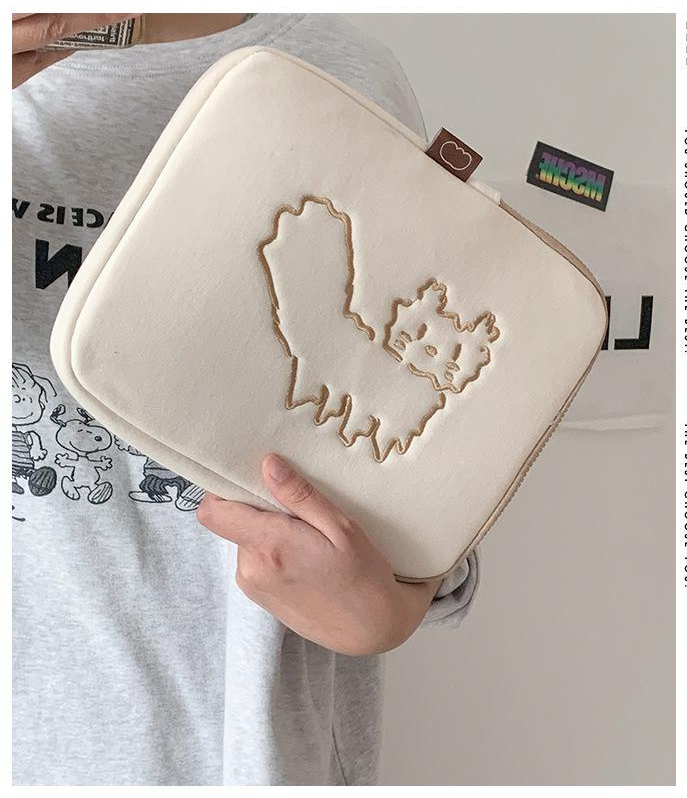 Compatible with Apple, Embroidery Ipad Tablet Laptop Bag