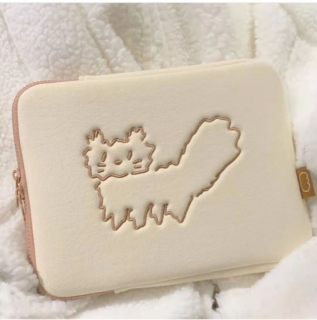 Compatible with Apple, Embroidery Ipad Tablet Laptop Bag