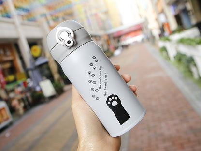 Stainless steel vacuum flask cat claw vacuum cup