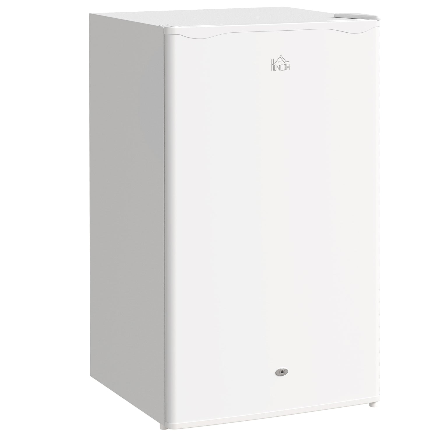 91L Freestanding Under-Counter Fridge With Lock - White