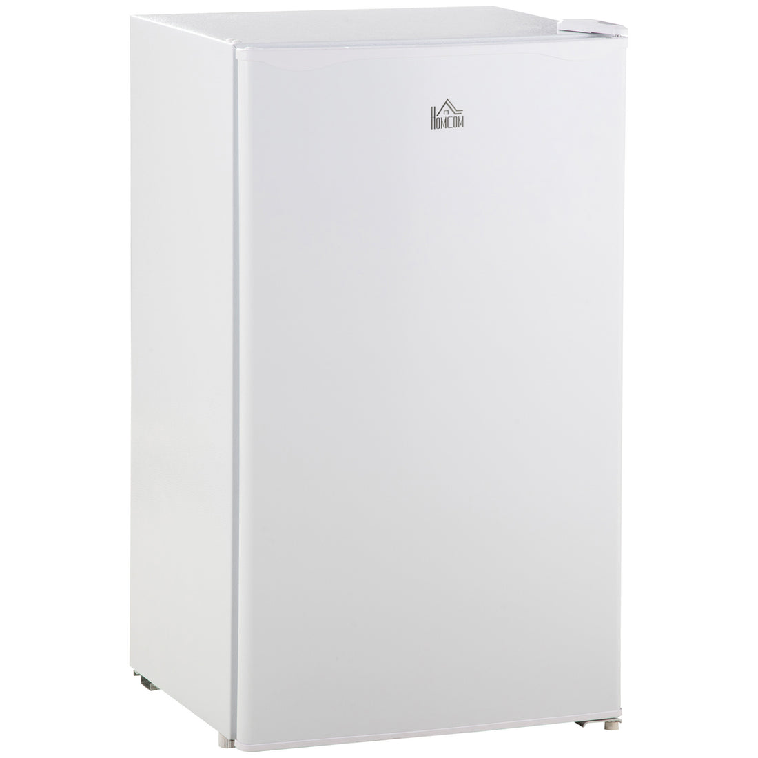 Under Counter Fridge, 91L Small Fridge With Chiller Box, Removable Shelf, Reversible Door, Adjustable Legs, Mini Refrigerator, White