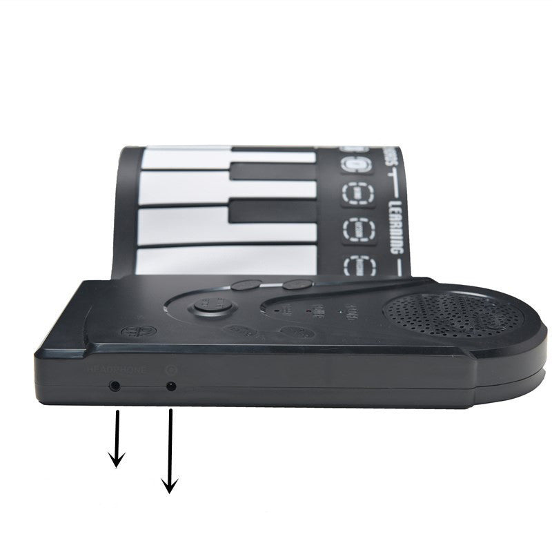 Silicone 49-key Scroll Piano Children&