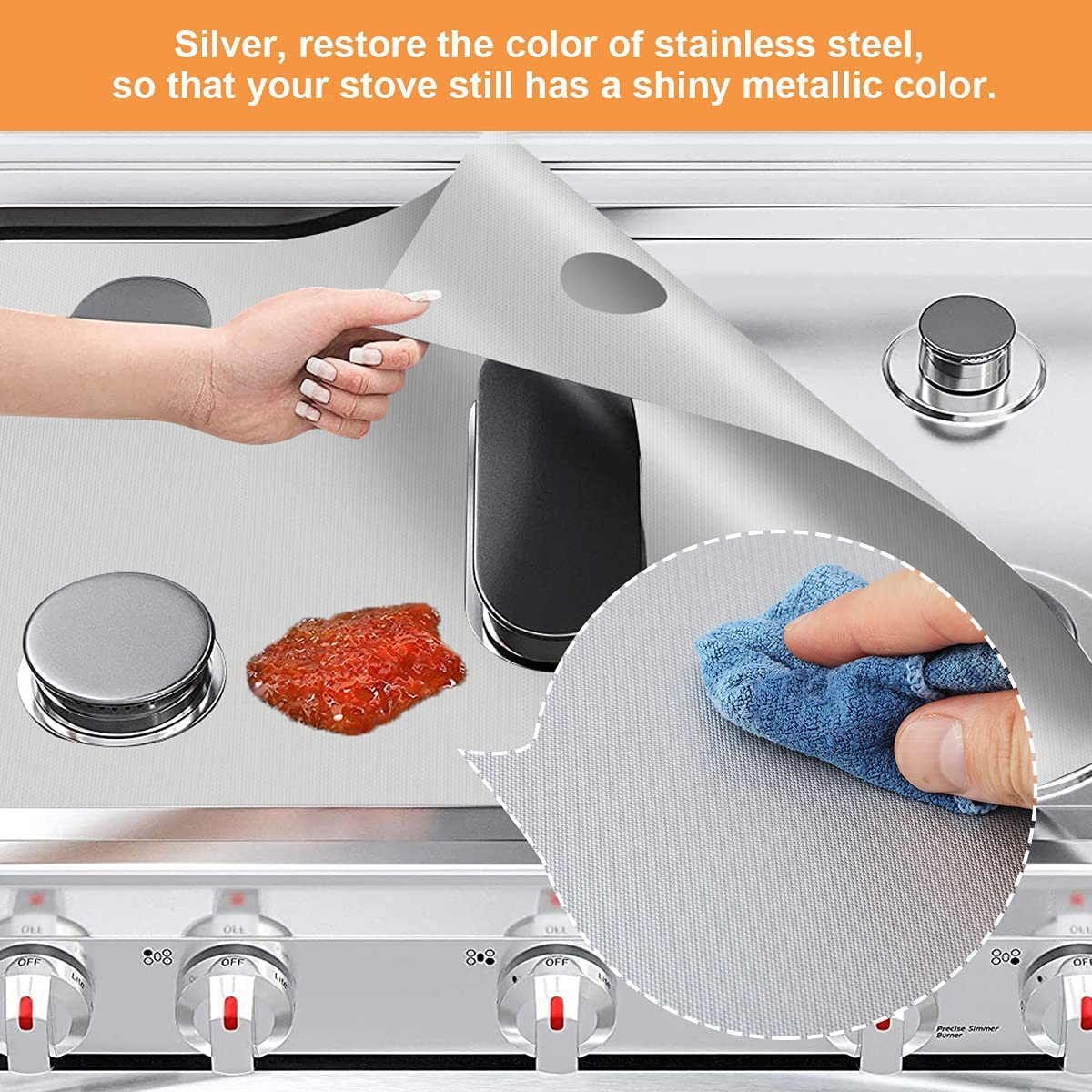 Five-hole Gas Burner Pad  Gas Stove Cleaning