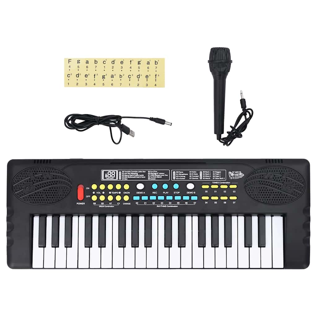 37 Key Piano Electric Keyboard with Microphone